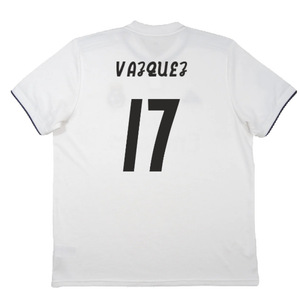 Real Madrid 2018-19 Home Shirt (S) (Very Good) (Vazquez 17)_2