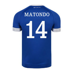 Schalke 2018-19 Home Shirt (2XL) (Excellent) (Matondo 14)_1