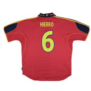 Spain 2000-02 Home Shirt (L) (Excellent) (Hierro 6)_1