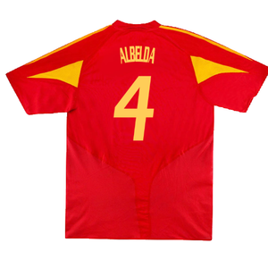 Spain 2004-2006 Home Shirt (L) (Very Good) (Albelda 4)_1