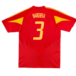 Spain 2004-2006 Home Shirt (L) (Fair) (Marchena 3)_1