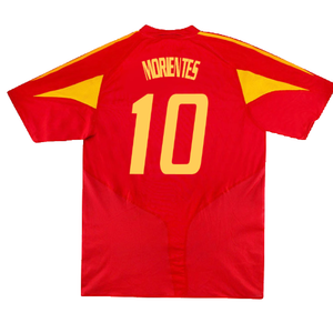 Spain 2004-2006 Home Shirt (S) (Excellent) (Morientes 10)_1