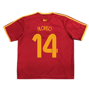 Spain 2006-07 Basic Home Shirt (L) (Very Good) (Alonso 14)_1