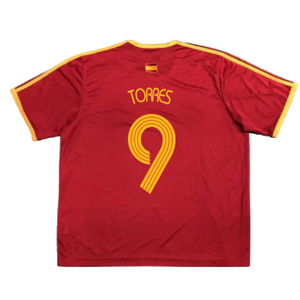 Spain 2006-07 Basic Home Shirt (S) (Excellent) (Torres 9)_1