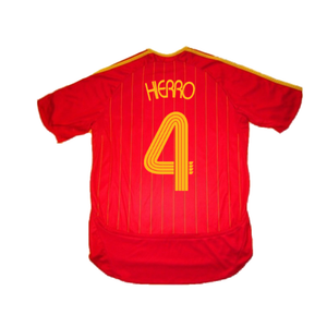 Spain 2006-08 Home Shirt (M) (Mint) (Hierro 4)_1