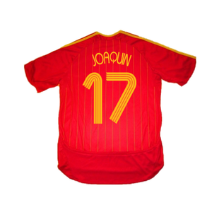 Spain 2006-08 Home Shirt (S) (Excellent) (Joaquin 17)_1