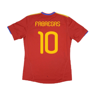 Spain 2010-11 Home Shirt (XL) (Excellent) (Fabregas 10)_1