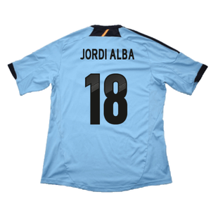 Spain 2012-13 Away Shirt (L) (Excellent) (Jordi Alba 18)_1