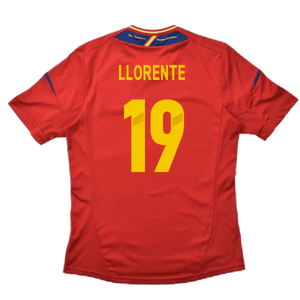 Spain 2012-13 Home Shirt (S) (Good) (Llorente 19)_1