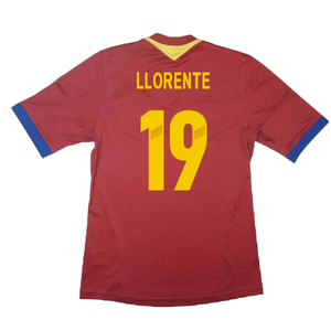 Spain 2013-14 Home Shirt (L) (Fair) (Llorente 19)_1