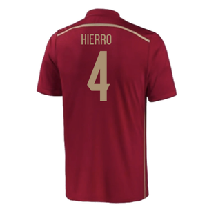 Spain 2015-16 Home Shirt (Excellent) (HIERRO 4)_1