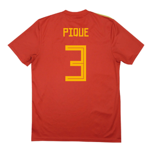 Spain 2018-20 Home Shirt (2XL) (Pique 3) (Good)_1