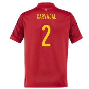 Spain 2020-21 Home Shirt (S) (Good) (CARVAJAL 2)_1