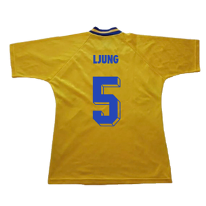 Sweden 1994-96 Home Shirt (Excellent) (Ljung 5)_1