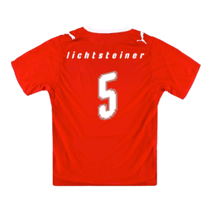 Switzerland 2008-09 Home Shirt (S) (Good) (Lichtsteiner 5)_1