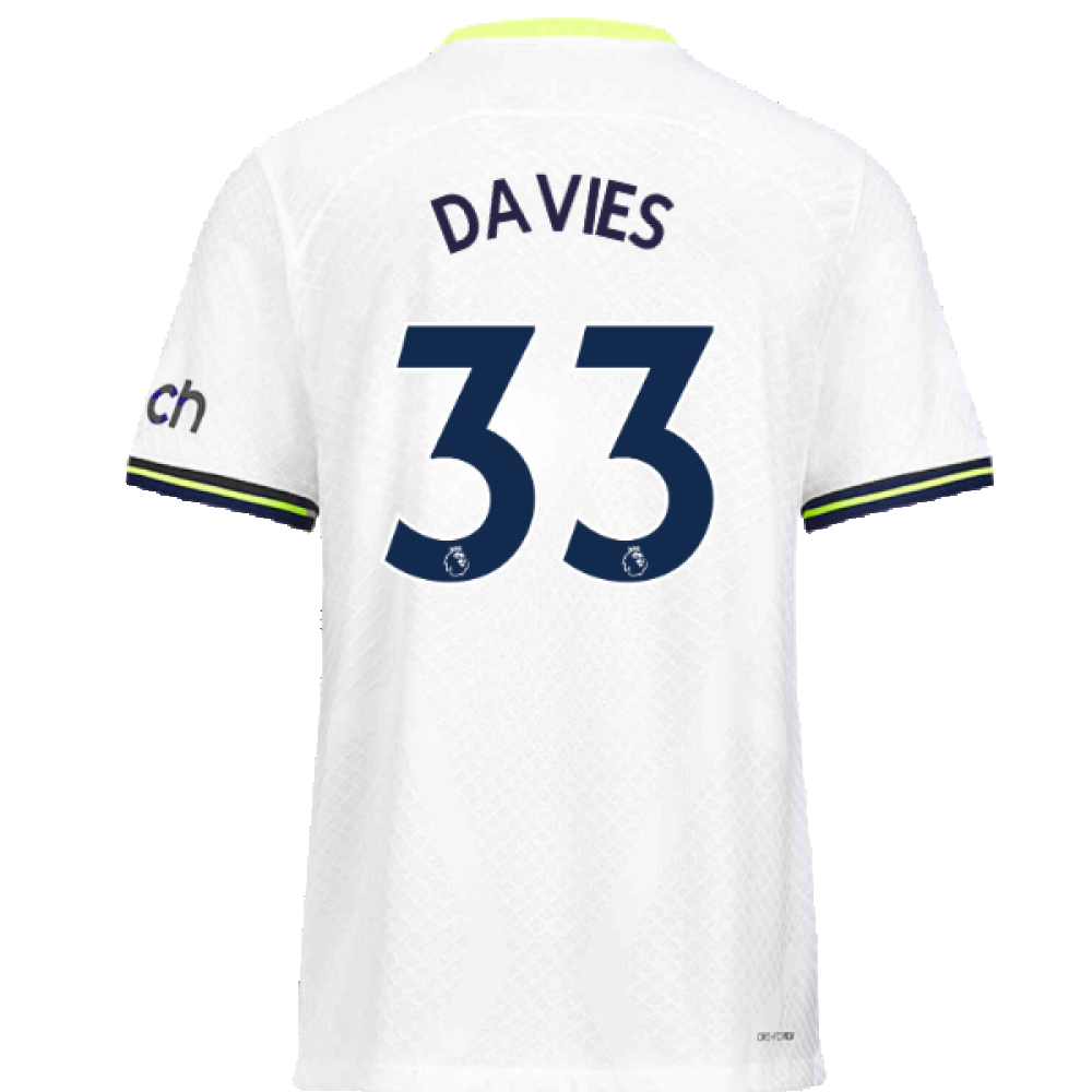 Tottenham 2022-23 Home Shirt (7-8y) (DAVIES 33) (Excellent)_1