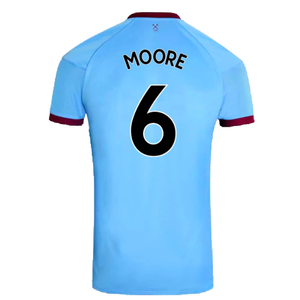 West Ham United 2020-21 Away Shirt (M) (Excellent) (MOORE 6)_1