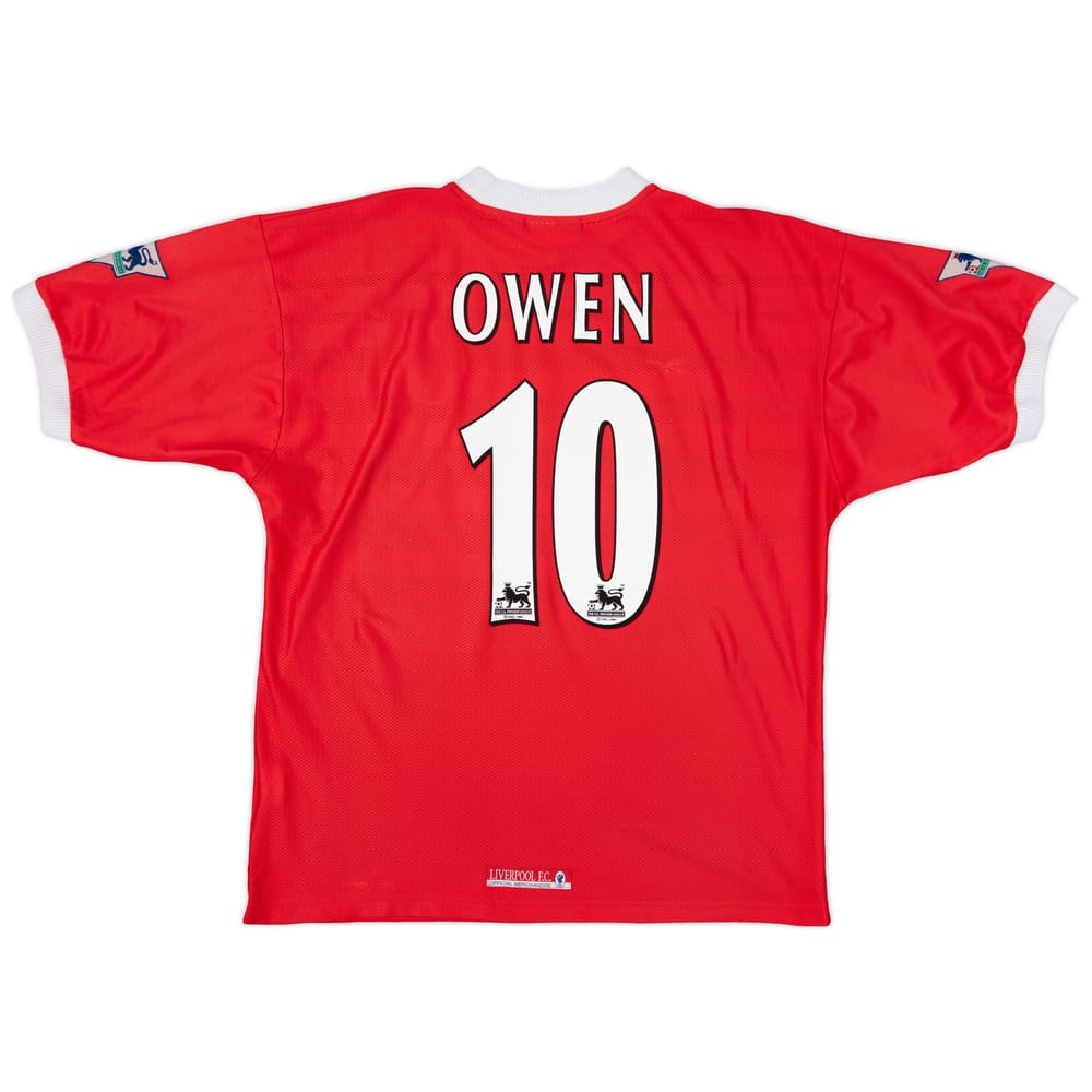 Liverpool 1998-00 Home Shirt Owen 10 L