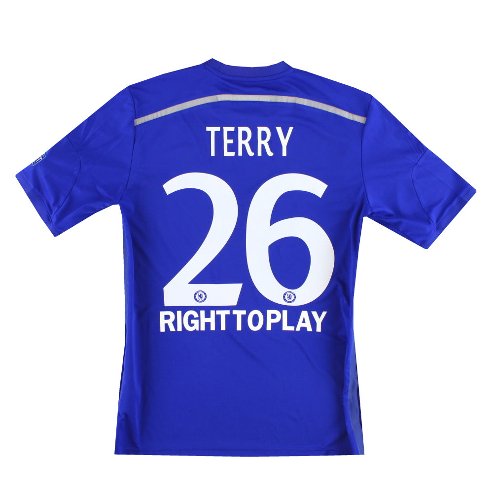 2014-15 Chelsea adidas CL Home Shirt Terry #26 M