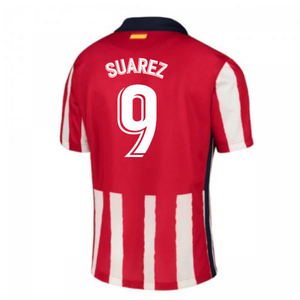 2020-2021 Atletico Madrid Home Nike Shirt (Kids) (SUAREZ 9)_0