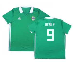 2017-2018 Northern Ireland Home Shirt ((Very Good) L) (Healy 9)_0