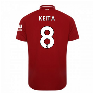 2018-2019 Liverpool Home Football Shirt (Keita 8)_0