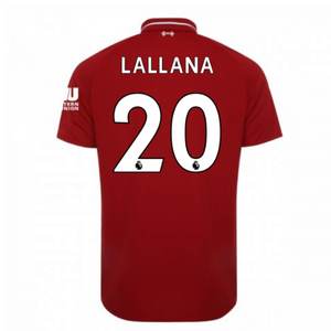 2018-2019 Liverpool Home Football Shirt (Lallana 20)_0