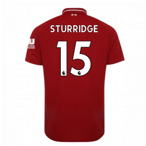 2018-2019 Liverpool Home Football Shirt (Sturridge 15)_0