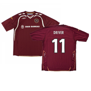 Hearts 2007-08 Home Shirt ((Very Good) M) (Driver 11)_0
