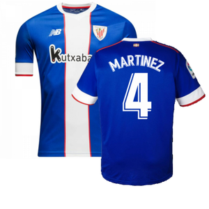Athletic Bilbao 2017-18 Third Shirt ((Excellent) L) (MARTINEZ 4)_0