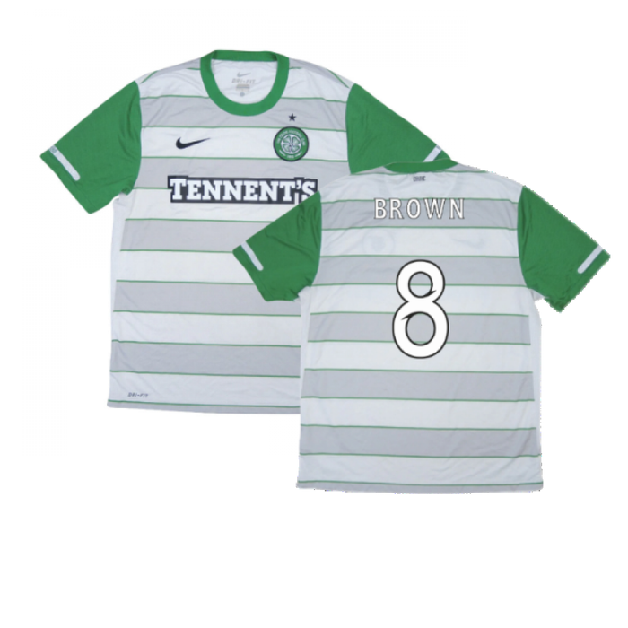 Celtic 2011-12 Away Shirt ((Excellent) L) (Brown 8)