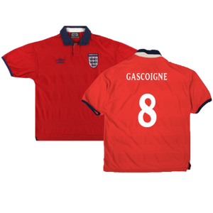 England 1999-01 Away Shirt (Good) (Gascoigne 8)_0