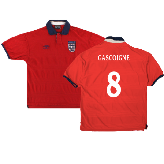 England 1999-01 Away Shirt (Very Good) (Gascoigne 8)