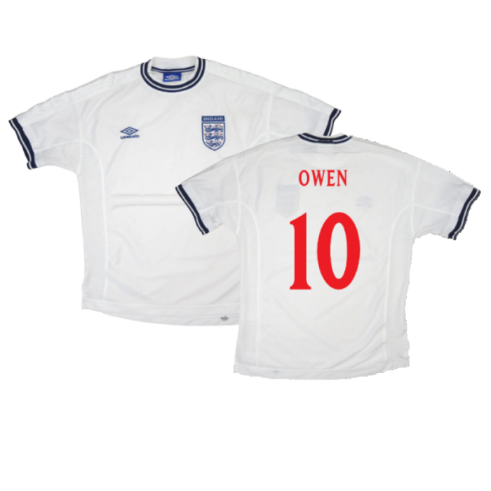 England 1999-01 Home Shirt (Youths) (Excellent) (Owen 10)