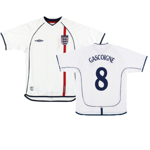 England 2001-03 Home Shirt (L) (Very Good) (GASCOIGNE 8)_0