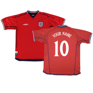 England 2002-04 Away Shirt (XL) (Very Good) (Your Name)_0