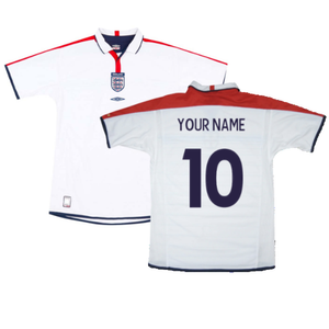 England 2003-05 Home Shirt (L) (Good) (Your Name)_0