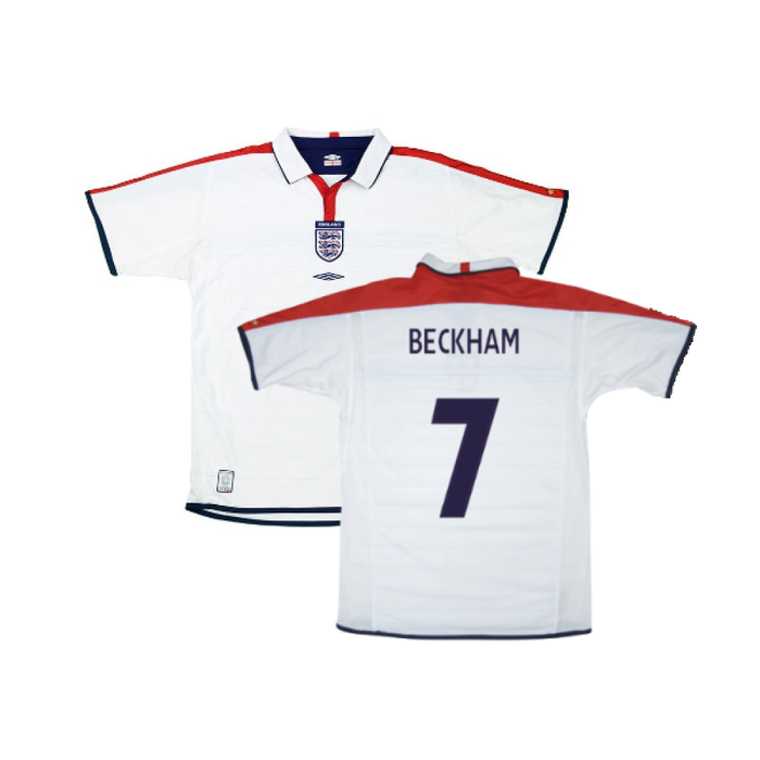 England 2003-05 Home Shirt (L) (Very Good) (BECKHAM 7)