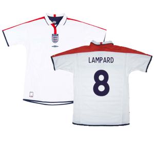 England 2003-05 Home Shirt (M) (Very Good) (LAMPARD 8)_0