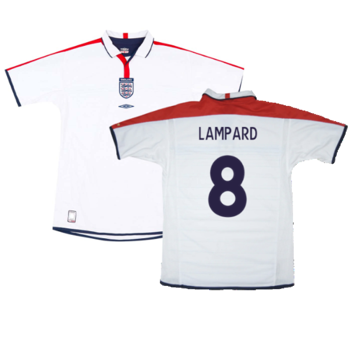 England 2003-05 Home Shirt (XL) (Excellent) (LAMPARD 8)