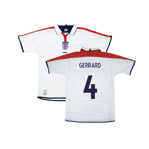 England 2003-05 Home Shirt (XL) (Very Good) (GERRARD 4)_0