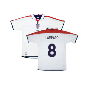 England 2003-05 Home Shirt (XL) (Very Good) (LAMPARD 8)_0