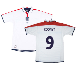 England 2003-05 Home (XL) (Very Good) (ROONEY 9)_0