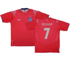 England 2004-06 Away Shirt (S) (Excellent) (BECKHAM 7)_0