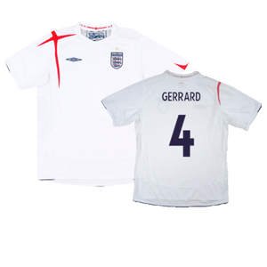 England 2005-07 Home Shirt (L) (Very Good) (GERRARD 4)_0