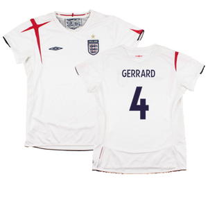 England 2005-07 Home Shirt (Womens 12) (Good) (GERRARD 4)_0