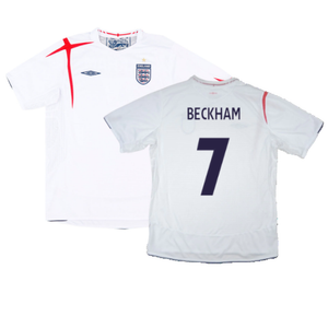 England 2005-07 Home Shirt (XL) (Mint) (BECKHAM 7)_0