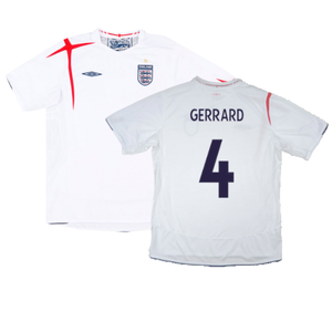 England 2005-07 Home Shirt (XL) (Mint) (GERRARD 4)_0