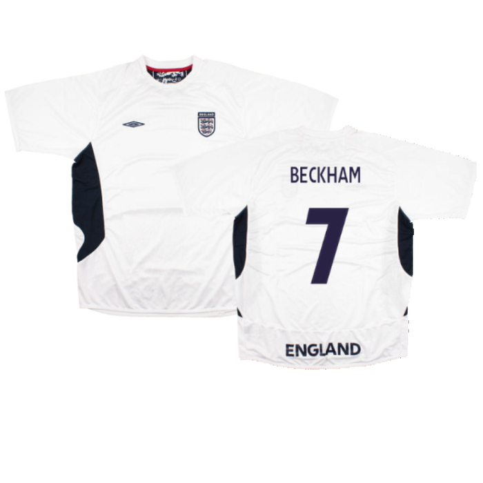 England 2005-07 Umbro Training Shirt (L) (Mint) (BECKHAM 7)