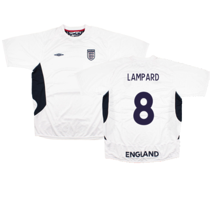 England 2005-07 Umbro Training Shirt (L) (Mint) (LAMPARD 8)